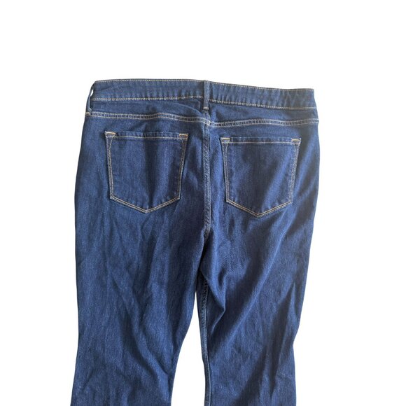 OLD NAVY Dark Wash Midrise Wow Bootcut Jeans Size 16 Short - Picture 8 of 8